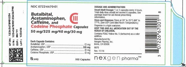 BACC 325 - 100-count Container Label