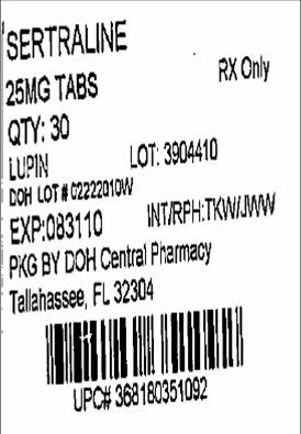 Label Image for 25mg Tablets