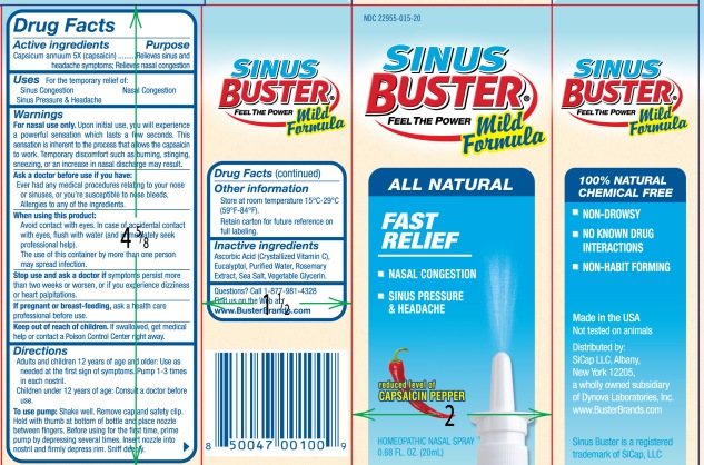 Sinus Buster Mild Label
