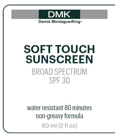 DMK Soft Touch Sunscreen Broad Spectrum SPF 30 water resistant 80 minutes non-greasy formula 60ml (2 fl oz)