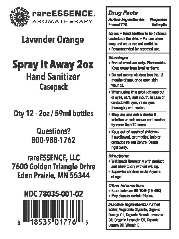 Spray It Away Hand Sanitizer 12x2oz