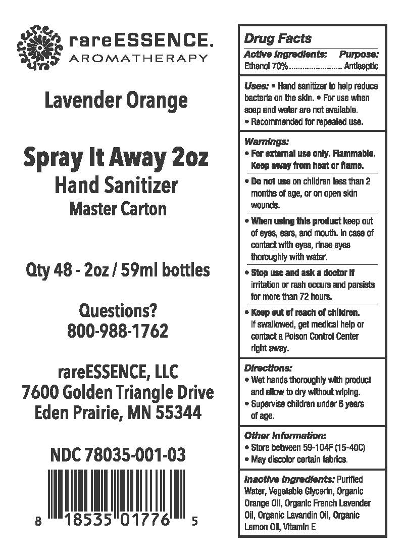 Spray It Away Hand Sanitizer 48x2oz