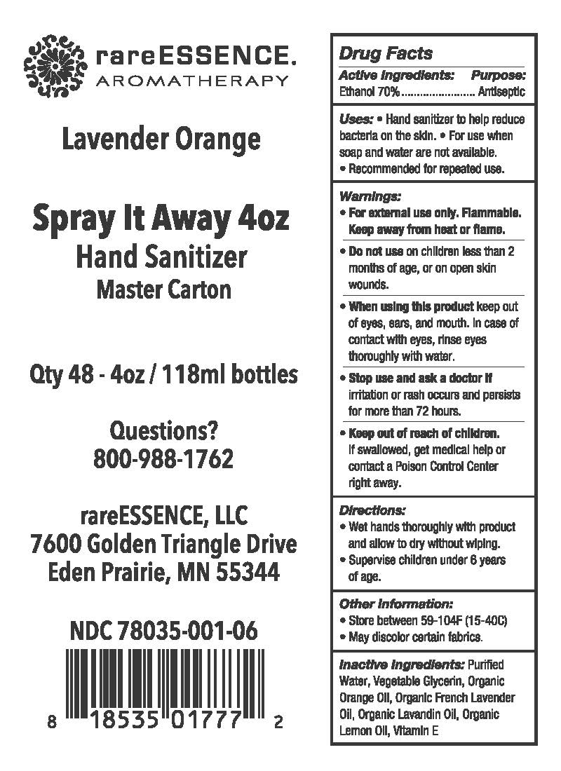 Spray It Away Hand Sanitizer 48x4oz
