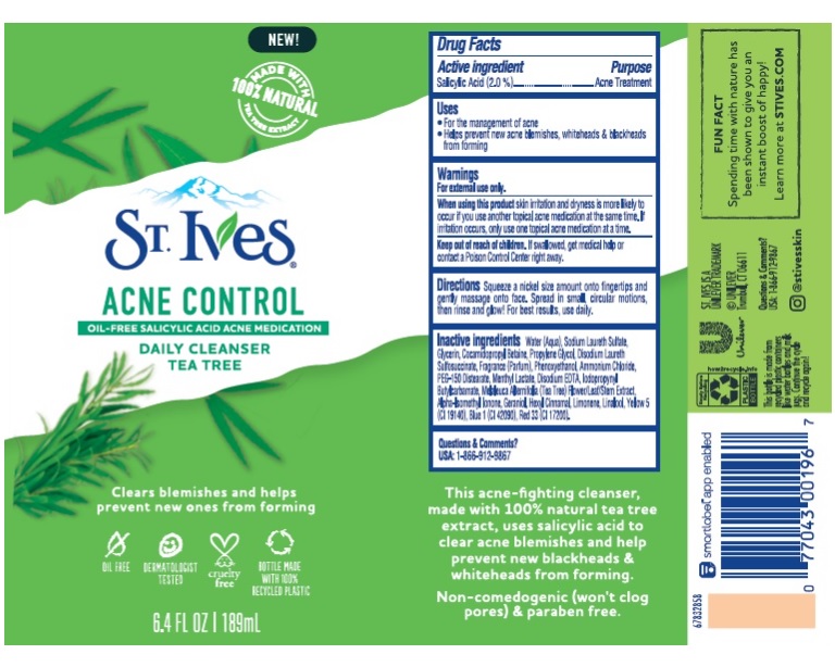 St. Ives Acne Control Cleanser