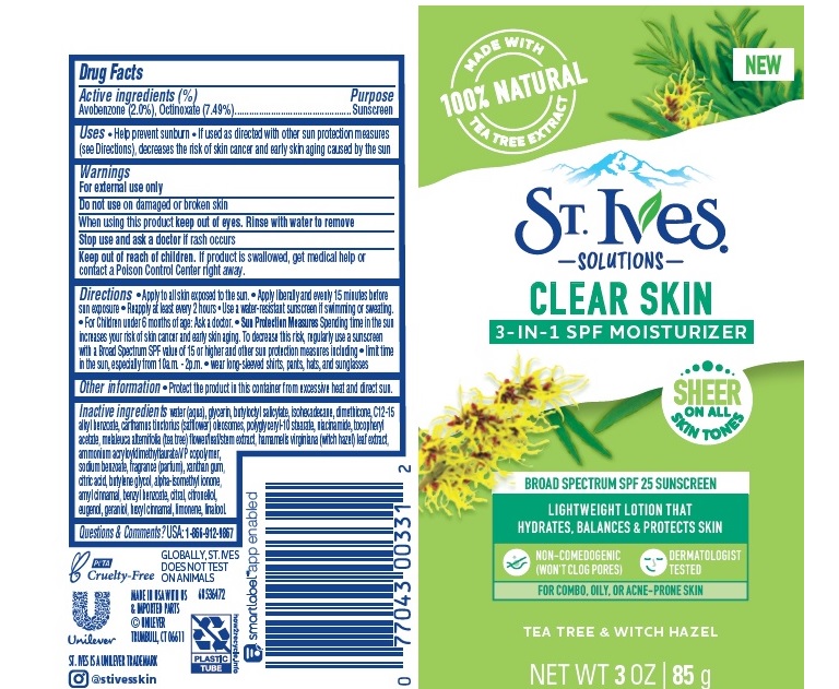 St. Ives 3N1 Moisturizer Sunscreen 