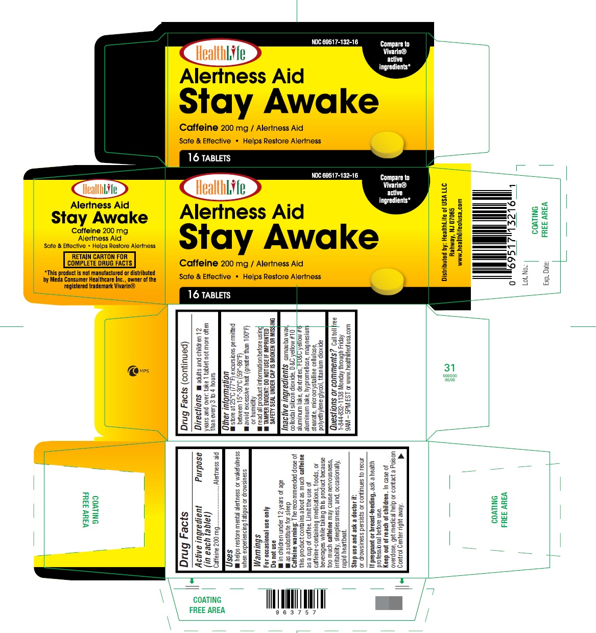 Alertness Aid Stay Awake | Caffeine Tablet while Breastfeeding