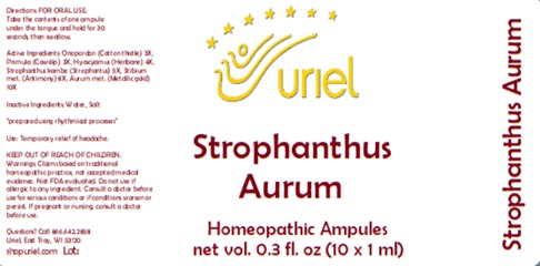 Strophanthus Aurum Ampule