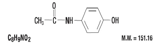 Acetaminophen-Structure