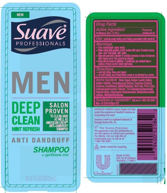 Suave Men Deep Clean Mint Refresh Antidandruff | Pyrithione Zinc Shampoo while Breastfeeding