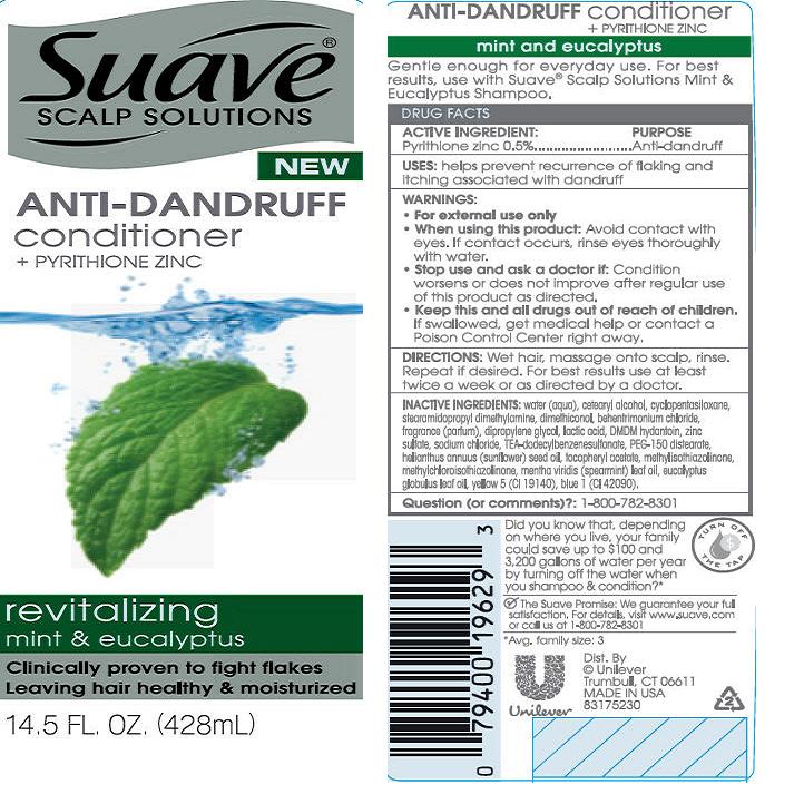 Suave Mint and Eucalyptus AD Conditioner PDP