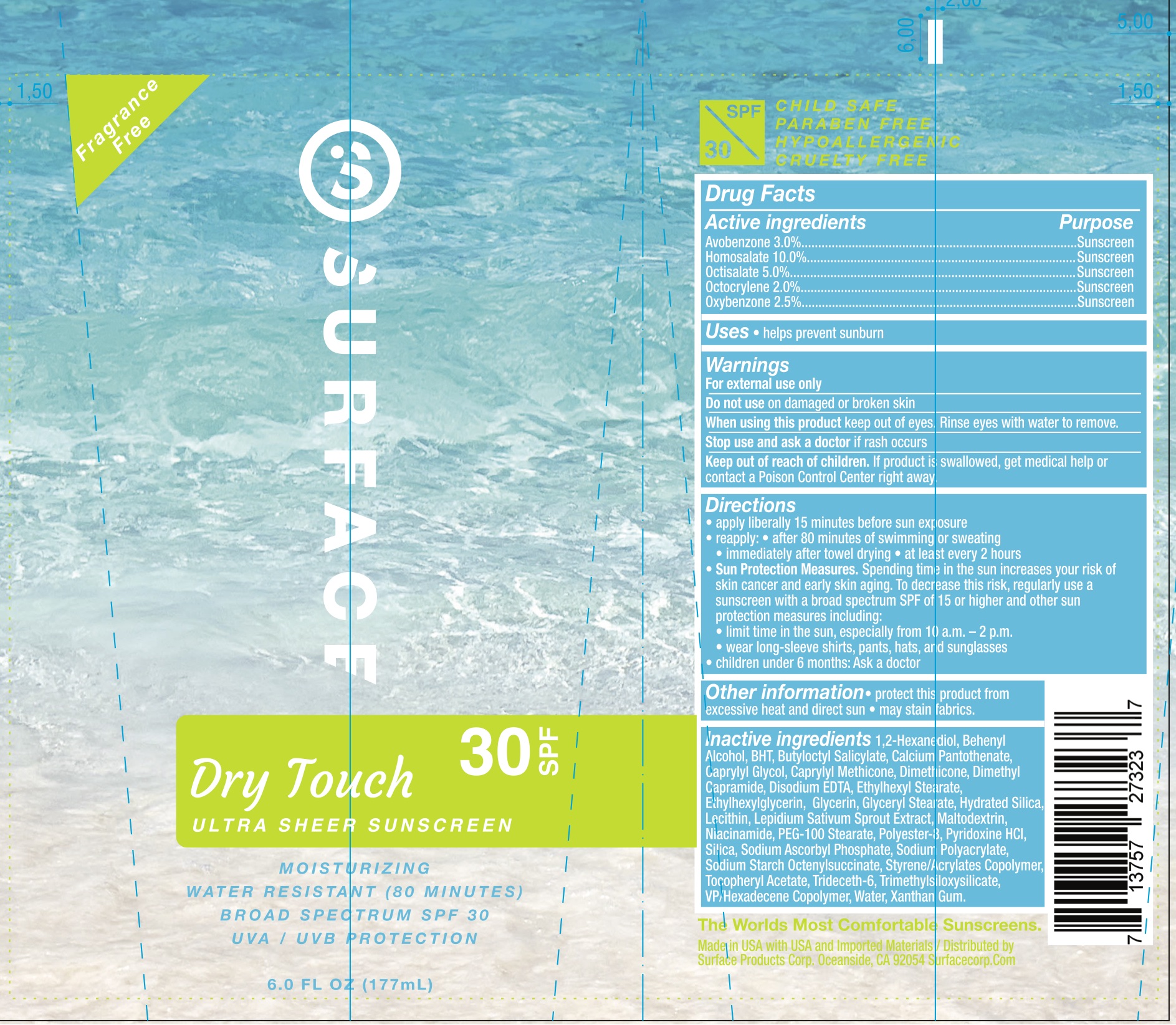 Surface Sun Dry Touch SPF 30