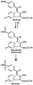 Chemical Formula for Sulindac