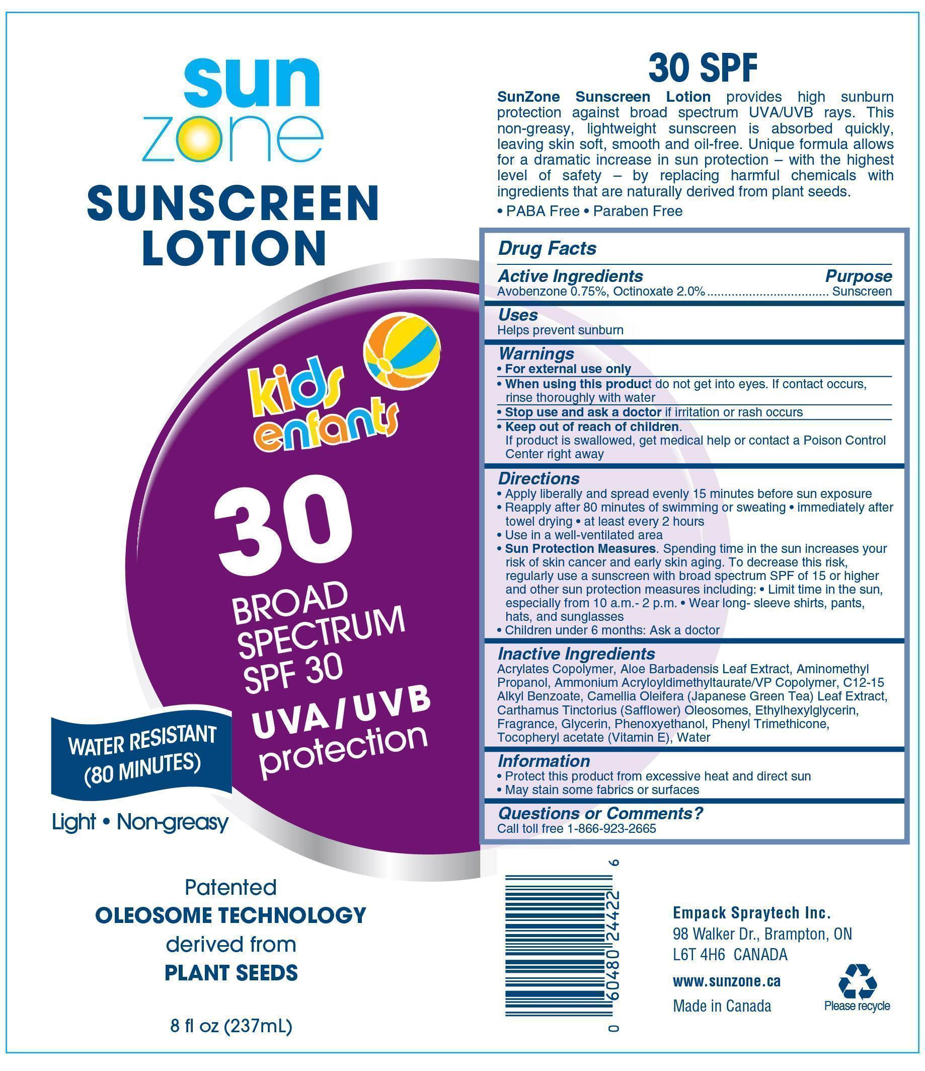 Sunzone Kids Spf 30 Sunscreen Broad Spectrum | Octinoxate And Avobenzone Lotion while Breastfeeding