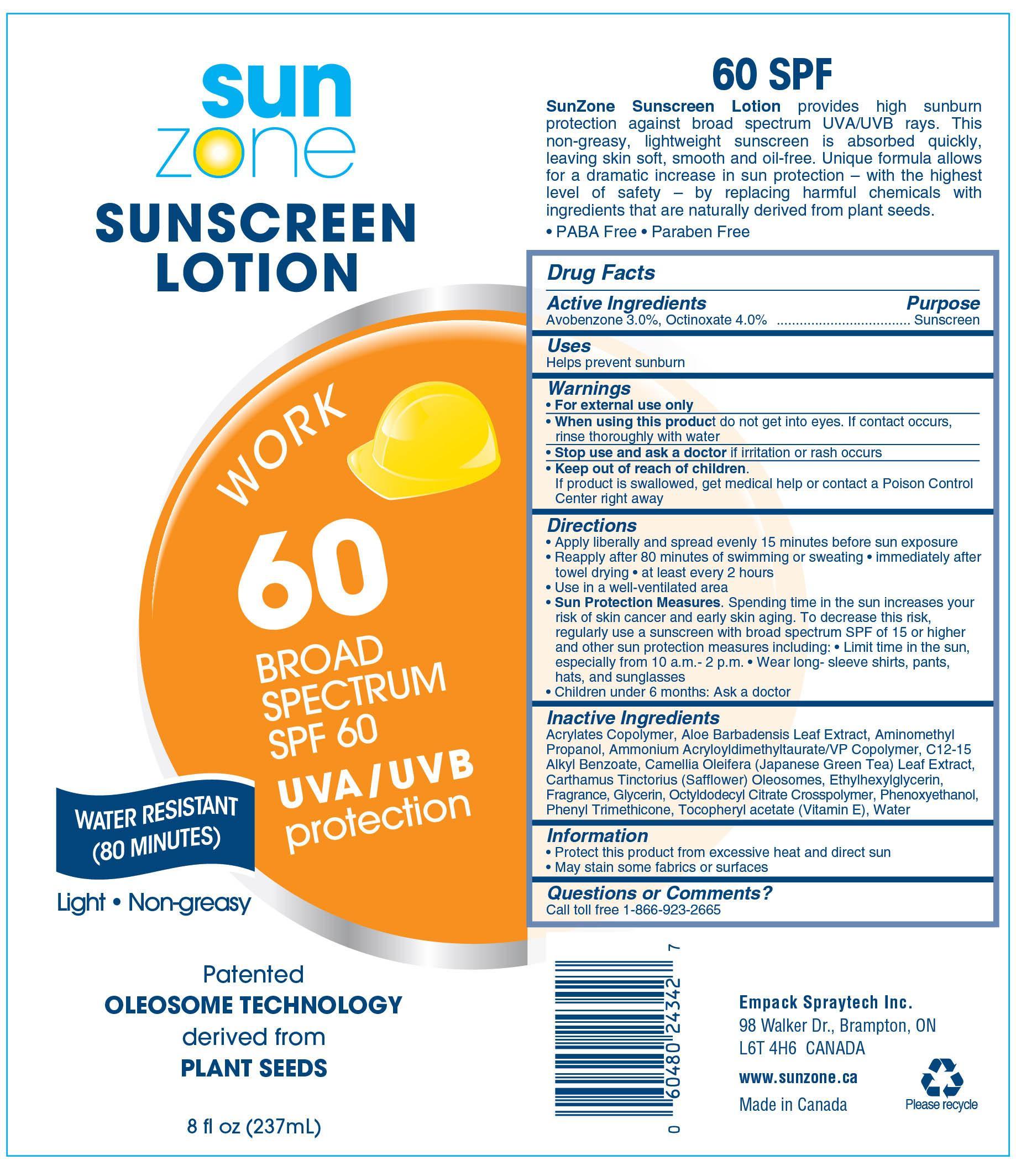 Sunzone Work Sunscreen Spf-60 Broad Spectrum | Avobenzone And Octinoxate Lotion while Breastfeeding