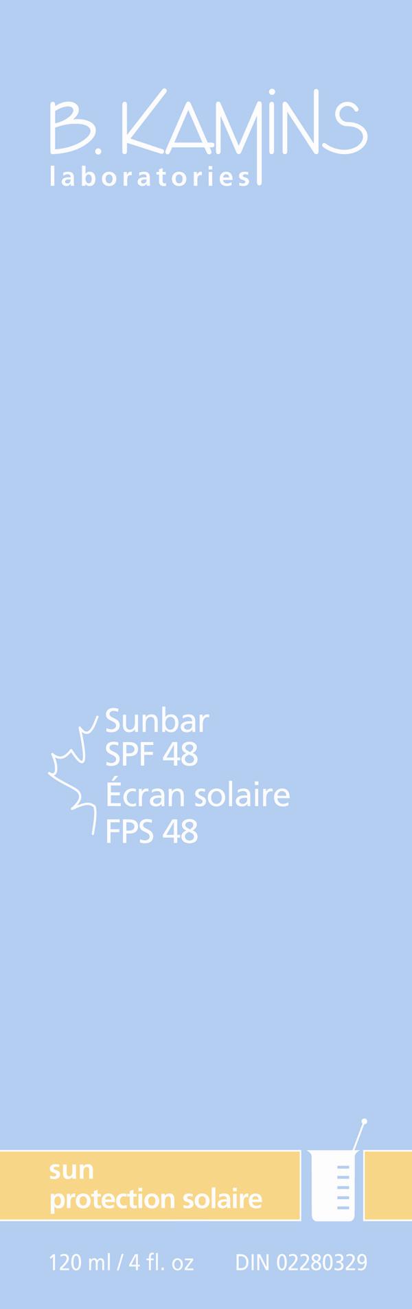 Sunbar SPF front panel image