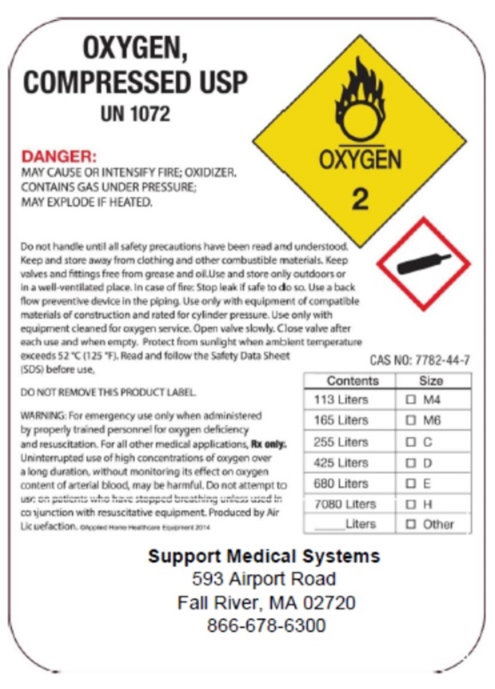 Support Medical Systems Oxygen