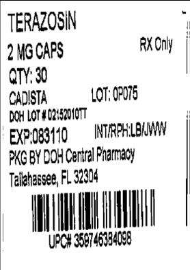 Terazosin Hcl 2 mg Caps