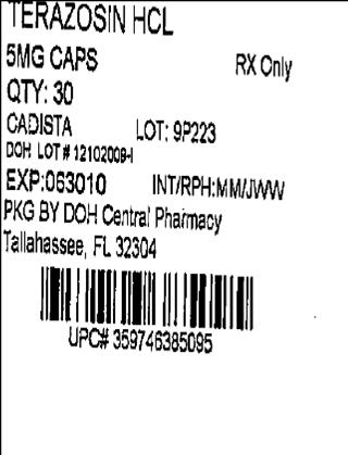 Terazosin Hcl 5 mg Caps