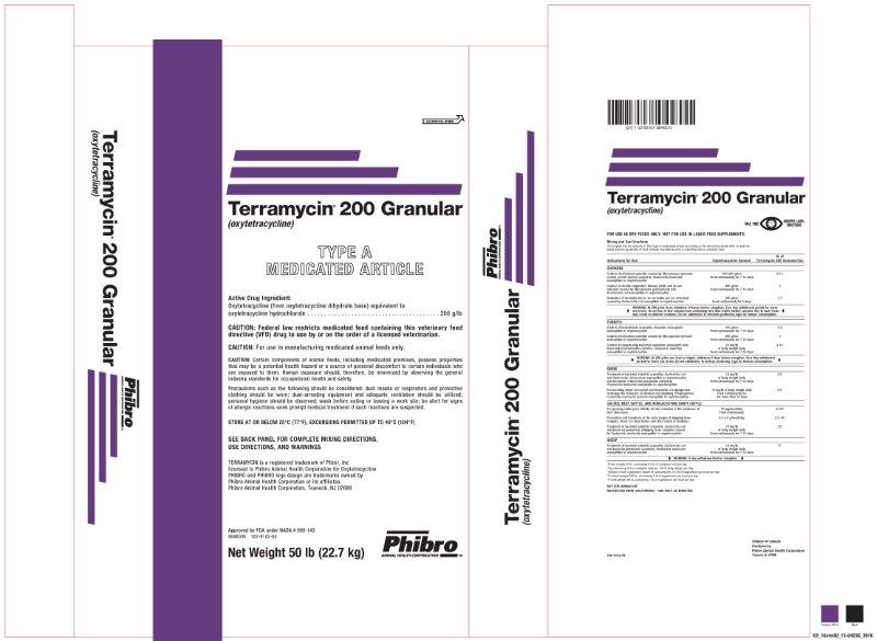 Terramycin 200 Granular Label