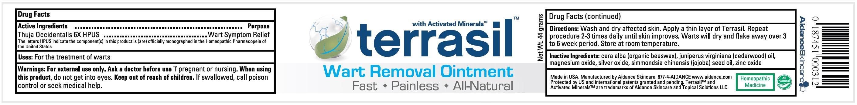 Terrasil Wart Removal | Thuja Occidentalis Ointment while Breastfeeding