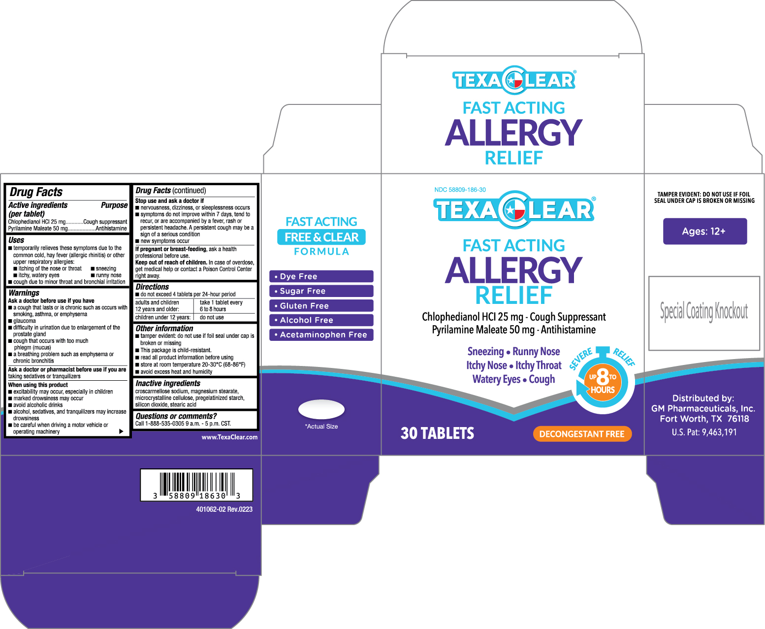 TexaClear Fast Acing Allergy Relief