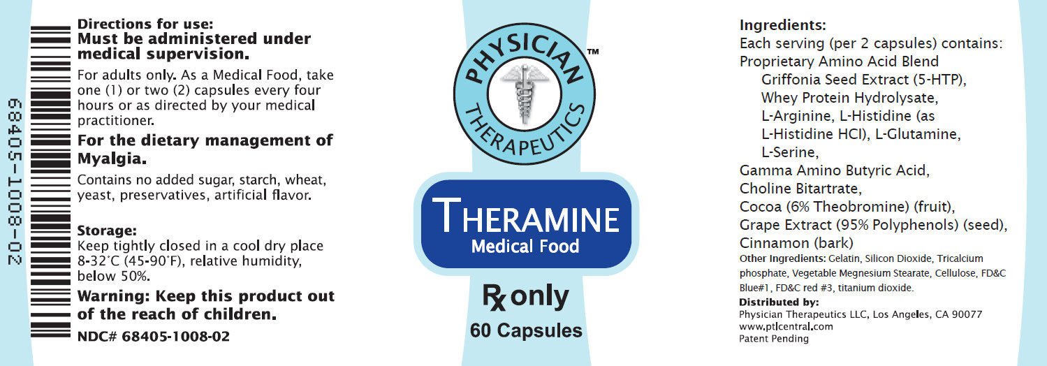 Theramine 60 Label