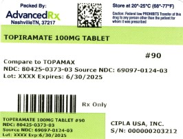 Topiramate 100 mg #90