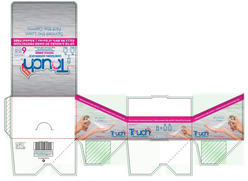 Touch Carton Display Tropical Breeze