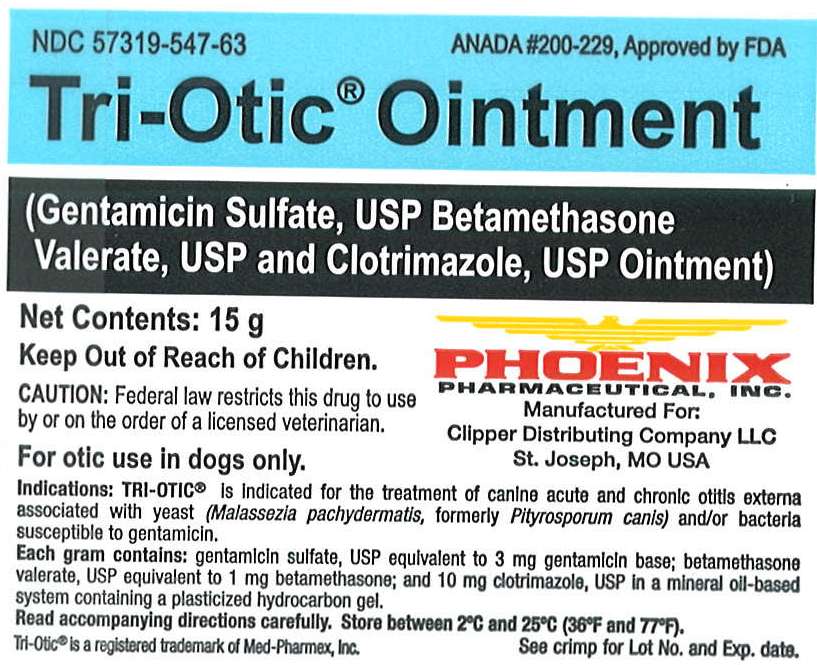 Tri-Otic Ointment 15g Tube