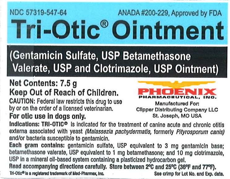 Tri-Otic Ointment 7.5g Tube