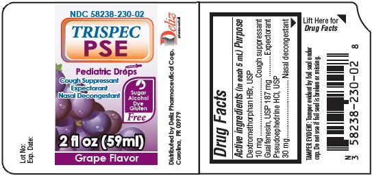 Trispec PSE Pediatric Drops Labeling 1