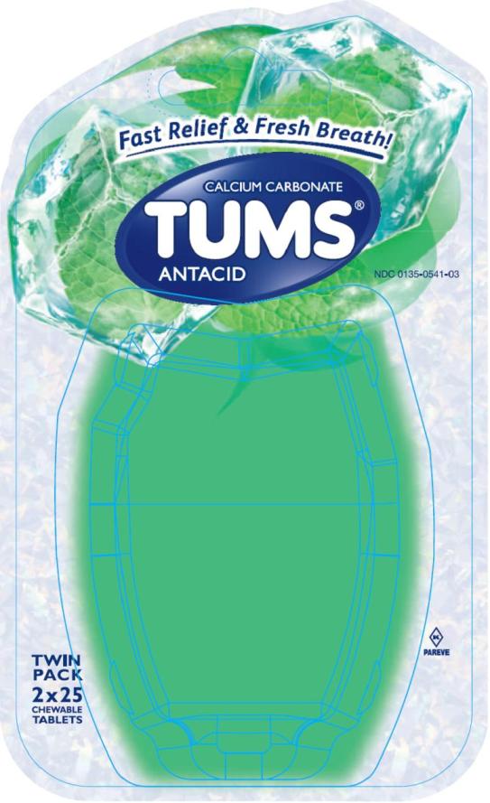 Tums Freshers Spearmint Twin Pack blistercard