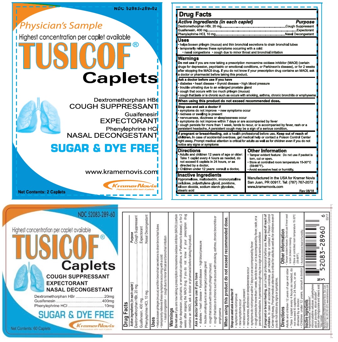 Tusicof | Guaifenesin, Phenylephrine Hcl, Dextromethorphan Tablet while Breastfeeding