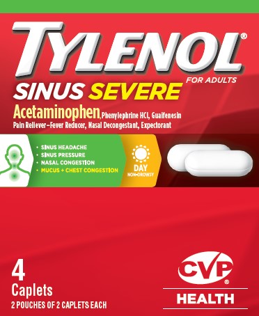 Tylenol Sinus Severe CVP 4ct