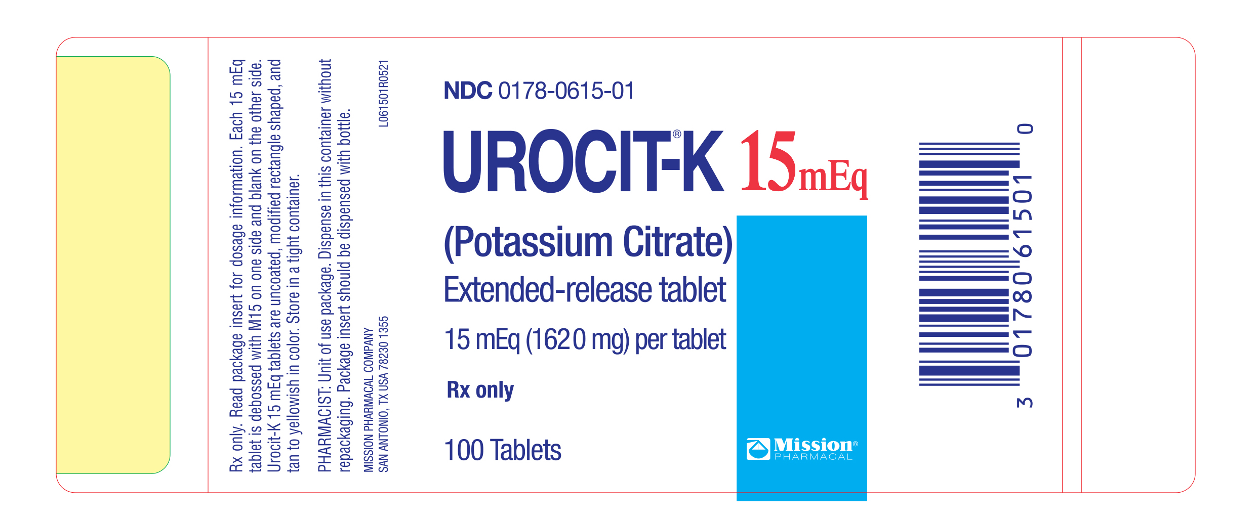 Urocit-K  15 mEq PDP