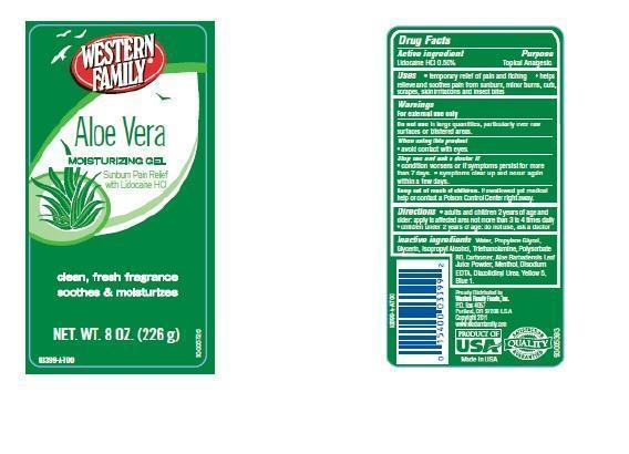 Western Family Aloe Vera Moisturizing | Lidocaine Hydrochloride Gel Breastfeeding