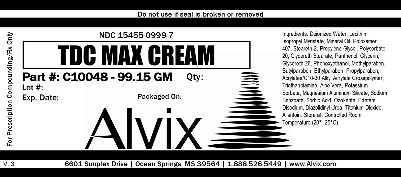 TDC Max Cream Label