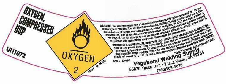 Vagabond hp o2 sl Label