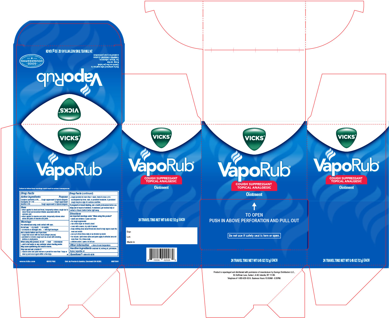 Vicks Vapo Rub | Camphor, Mentol, Eucalyptus Oil Ointment Breastfeeding