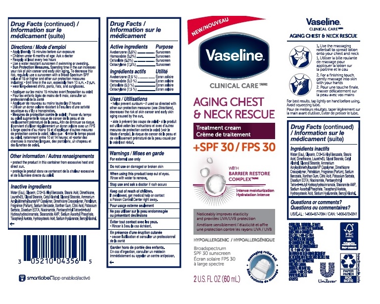 Vaseline Chest Neck Treatment Cream SPF 30