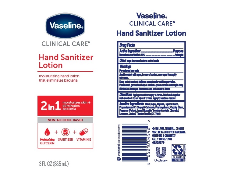 Vaseline Hand Sanitizer Lotion