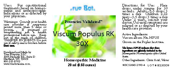 Viscum Populus RK 30X