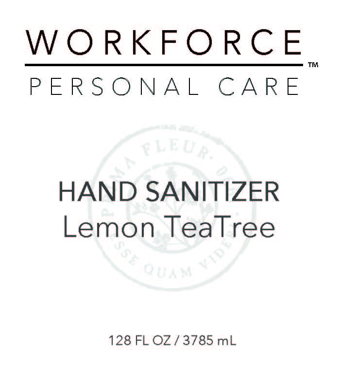 Lemon Tea Tree 128oz front label