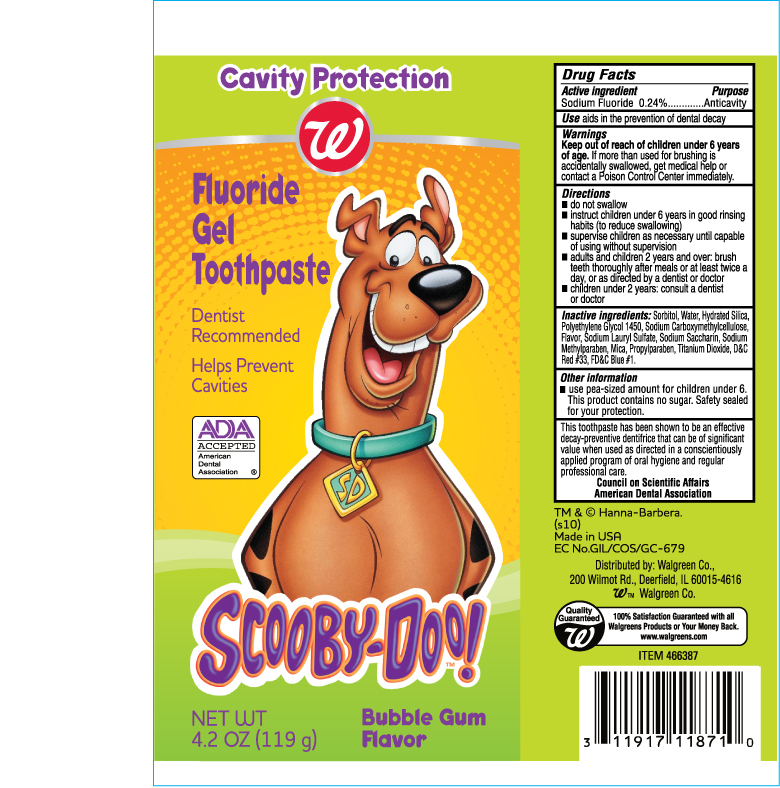 Walgreens Scooby Doo Fluoride Gel Toothpaste | Sodium Fluoride Paste while Breastfeeding