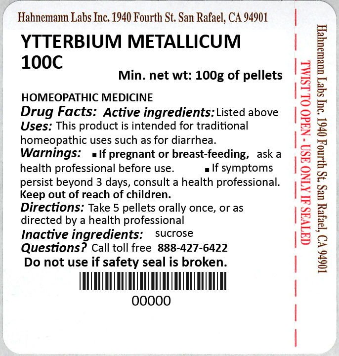 Ytterbium Metallicum 100C 100g