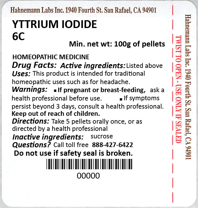 Yttrium Iodide 6C 100g