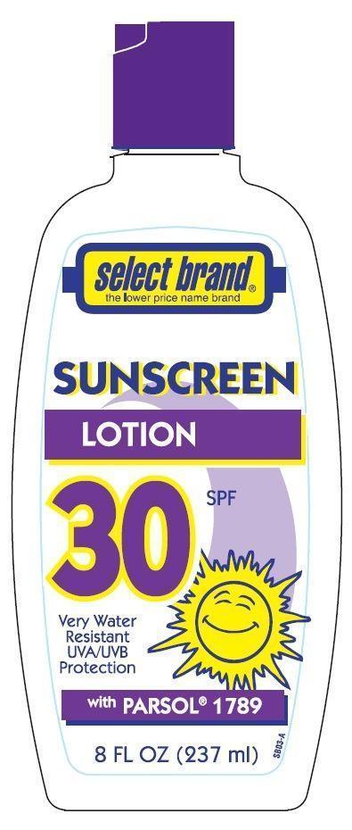 Select Brand Sunscreen | Avobenzone, Homosalate, Octisalate, Octocrylene, Oxybenzone Lotion while Breastfeeding