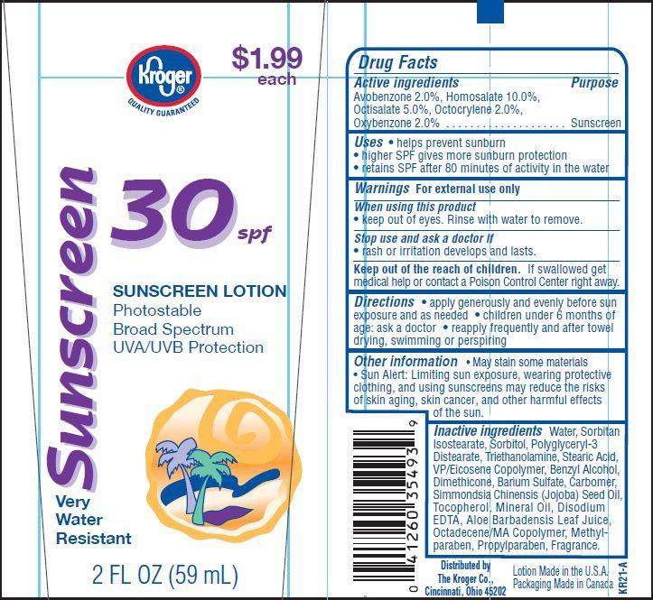 Kroger Sunscreen Spf 30 | Avobenzone Homosalate Octisalate Octocrylene Oxybenzone Lotion Breastfeeding