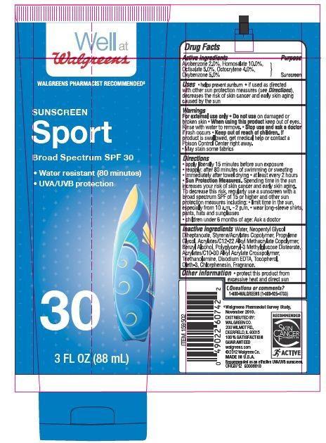 Walgreens Sunscreen Sport Broad Spectrum Spf 30 safe for breastfeeding