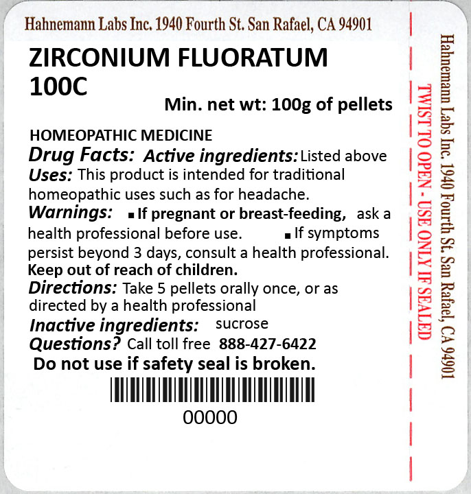 Zirconium Fluoratum 100C 100g
